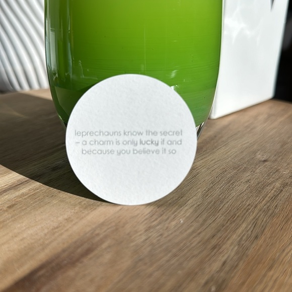 glassybaby “lucky” glass votive 💚 - Picture 3 of 8